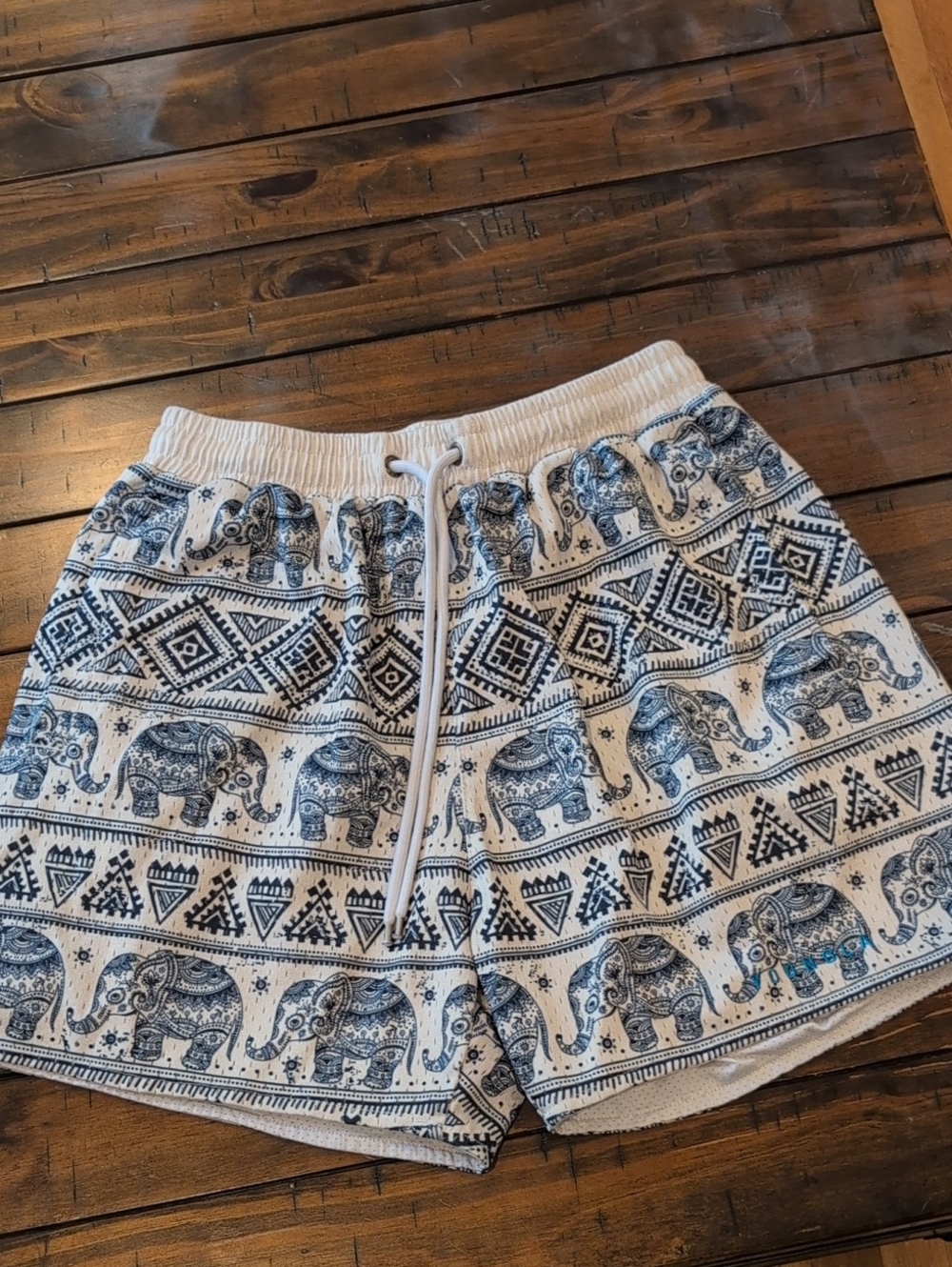 Youngla After Party Shorts Tribal Elephants Model #150